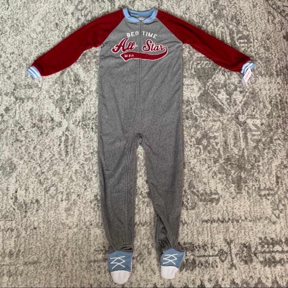 NWT Carter’s MVP Footed pajamas -boy 6